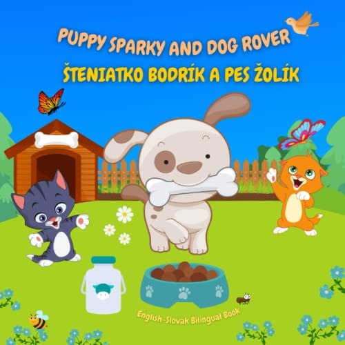 Puppy Sparky and Dog Rover Steniatko Bodrík a Pes Žolík