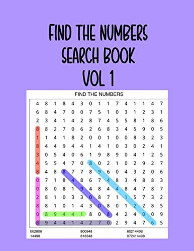 Find the Numbers Search Book Vol 1 200 Great Number Searches to Train Your Brain