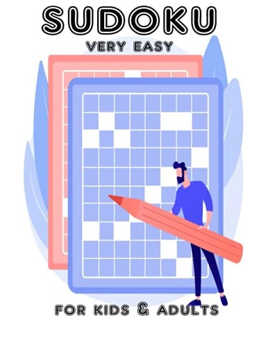 Sudoku Very Easy for Kids & Adults Sudoku & Solutions, Very Easy Puzzles for Kids & Adults, Sudoku Activity Book