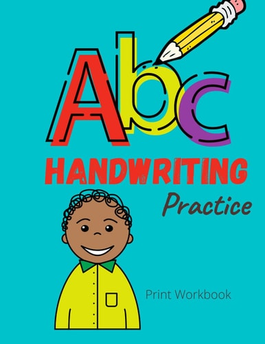 Handwriting Practice Book Print Workbook