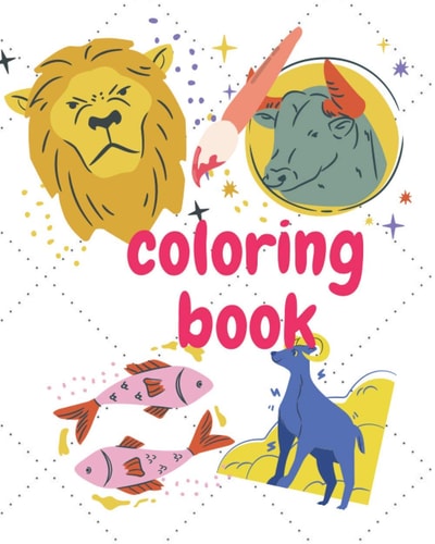 Coloring Books for Kids Awesome Animals for Kids Aged 7+ Very Nice Coloring Book for Animal Pictures