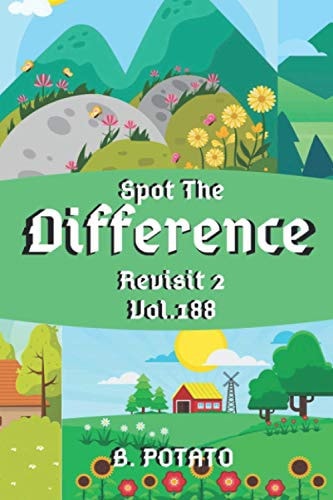 Spot the Difference Revisit 2 Vol.188 Children's Activities Book for Kids Age 3-8, Kids, Boys and Girls