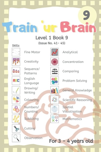 Train 'Ur Brain Level 1 Book 9 Issue No 41 To 45