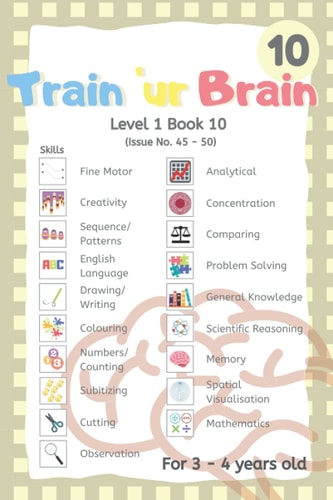 Train 'Ur Brain Level 1 Book 10 Issue No 46 to 50