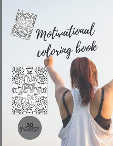 Motivational Coloring Book For Adults Never Give Up