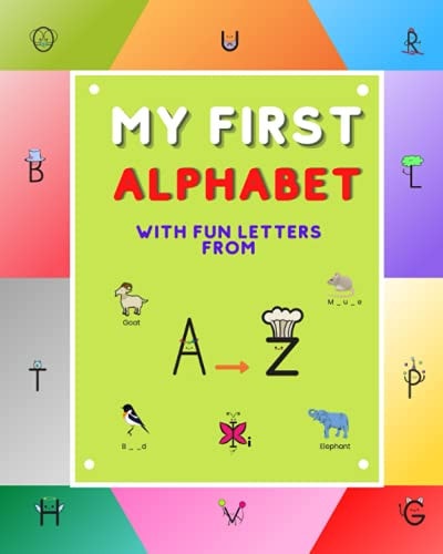 My First Alphabet Children's Alphabet Book with Pictures