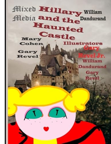 Hillary and the Haunted Castle Mixed Media - 8 X 11
