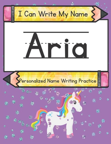 I Can Write My Name Aria: Personalized Name Writing Practice