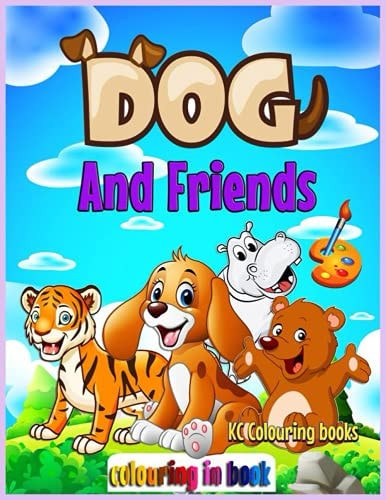 Dog and Friends Colouring in Book