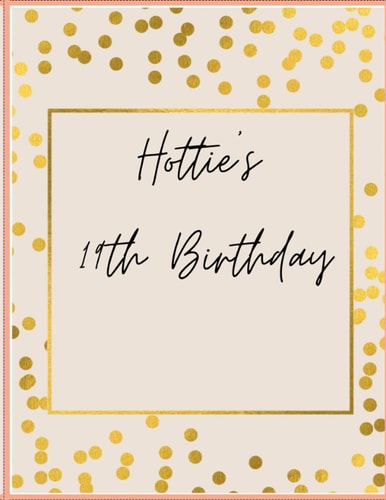 Birthday Polaroid Book