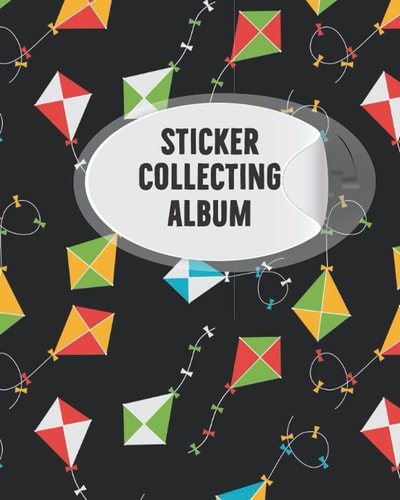 Sticker Collecting Album My Activity Blank Sticker Storage Book and Sticker Collecting Album for Kids, Children, Boys & Girls and Organizing & Encourage Their Creative Minds
