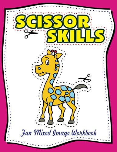 Scissor Skills Fun Mixed Image Workbook Activity Book for Scissor Skills