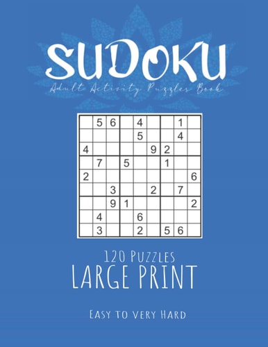 Sudoku Adult Activity Puzzles Book