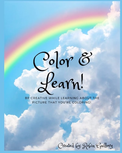 Color & Learn! Be Creative While Learning about the Picture that You're Coloring!