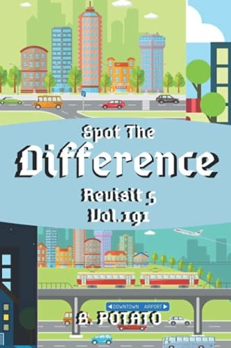 Spot the Difference Revisit 5 Vol.191 Children's Activities Book for Kids Age 3-8, Kids, Boys and Girls