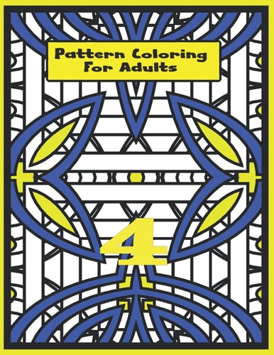 Pattern Coloring For Adults Vol.4