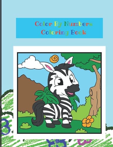 Color by Numbers Children's Coloring Book