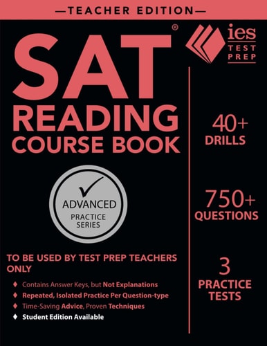 SAT Reading Course Book Teacher Edition