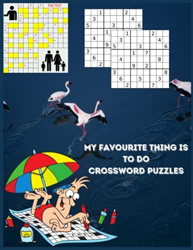 My Favourite Thing is To Do Crossword Puzzles Crossword Puzzles Book with Answers