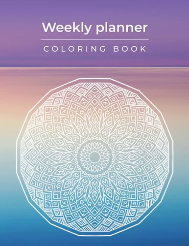 Weekly Planner Coloring Book
