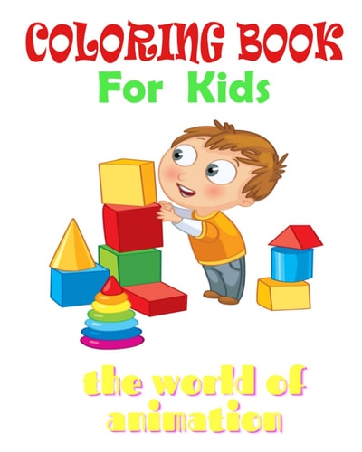 Coloring Book Book for Kids to Color 8 X 10 Inch