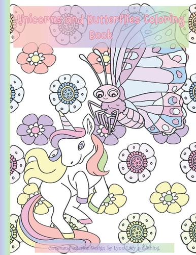 Unicorns and Butterflies Coloring Book With Patterns