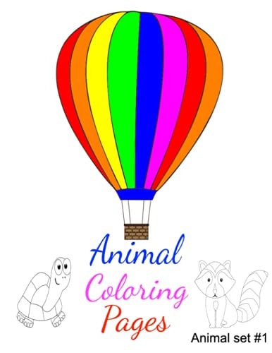 Animal Coloring Pages Animal Set #1 A Small Set of Animal Designs Perfect for Toddlers and Youngsters to Color and to Feel the Happiness that They Finished the Whole Book.