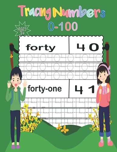 Tracing Numbers 0-100 A Tracing Book on Numbers for Preschool Chidlden Age 3 to 5