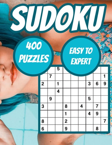 Sudoku 400 Puzzles Easy to Expert Sudoku Puzzle Book for Adults 4 Levels with Solutions