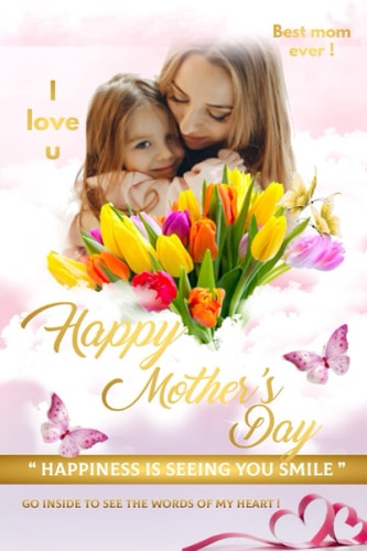 Letter to My Mother, Happy Mother's Day Gifts For Mom, Mothers Day Celebration