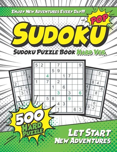 Sudoku POP Sudoku Puzzle Book Hard Ver. Puzzle Book for Adults with Answers
