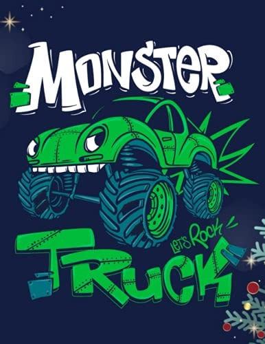Monster Truck Beautiful Funny Monster Truck Coloring Book for Kids - Over 50 Designs of Monster Trucks, Мuscle Cars, SUVs, Supercars and More Popular Cars Coloring For Toddlers