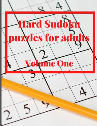 Hard Sudoku Books for Adults Sudoku Advanced