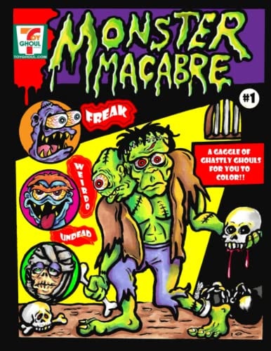 Monster Macabre A Gaggle of Ghastly Ghouls for You to Color