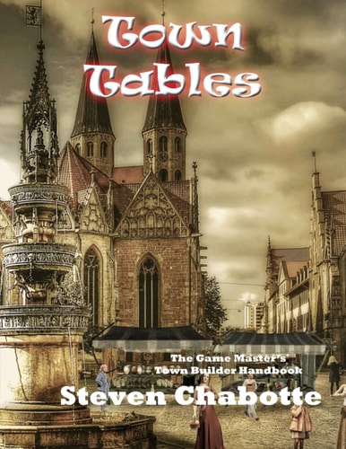 Town Tables The Game Master's Town Builder Handbook