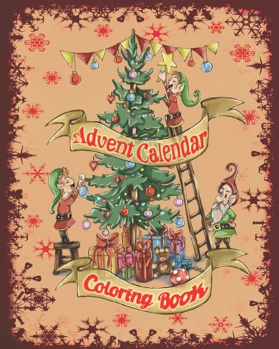 Advent Calendar Coloring Book