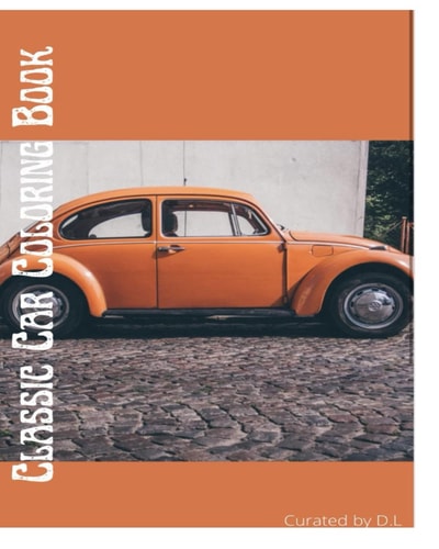 Classic Car Coloring Book