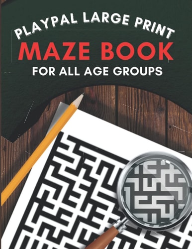 Large Print Maze Book Playpal Activity Books