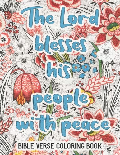 The Lord Blesses His People With Peace Bible Bible Verse Coloring Book