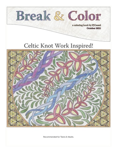 Break & Color Celtic Knot Work Inspired!