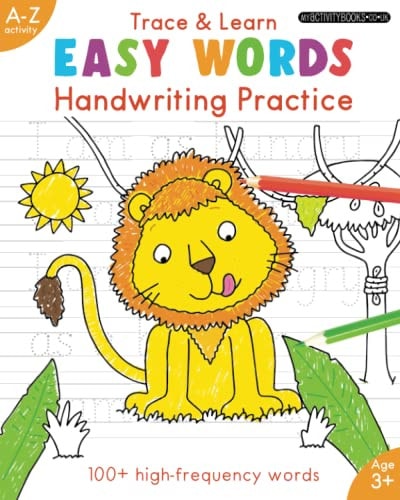 Easy Words Handwriting Practice