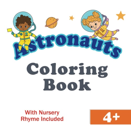 Astronauts Coloring Book