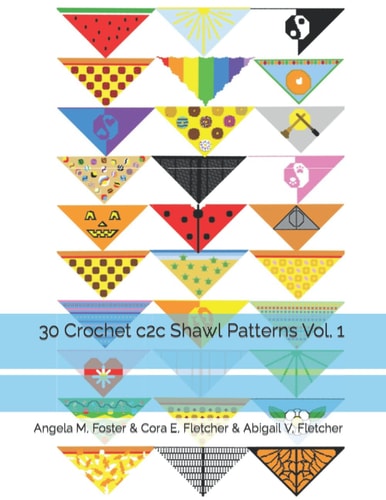 30 Crochet C2c Shawl Patterns Vol. 1