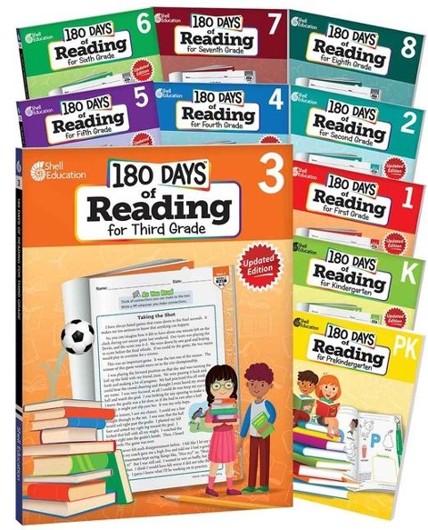 180 Days(tm) Reading 2nd Ed Complete 10-Book Set: Practice, Assess, Diagnose