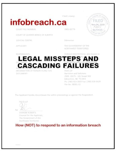 Infobreach.ca Legal Missteps and Cascading Failures