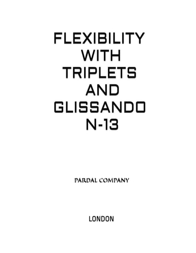 Flexibility with Triplets and Glissando N-13 Bass Trombone London