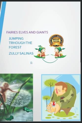 Fairies Elves and Giants Jumping Through the Forest