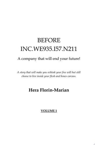 BEFORE INC.WE935.I57.N211 A company that will end your future!