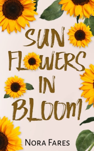 SUNFLOWERS IN BLOOM.