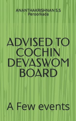 Advised to Cochin Devaswom Board A Few Events